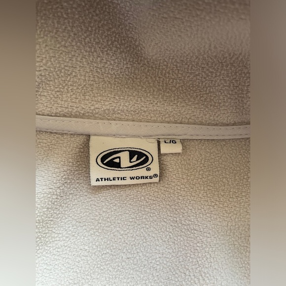 Athletic Works women’s large jacket, soft shell, hooded, off-white - Picture 2 of 13